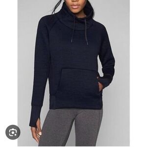 Athleta Jacquard Elevation Pullover - Black